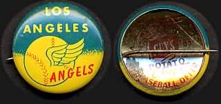 1965 Guy's Potato Chip Pin LA Angels
